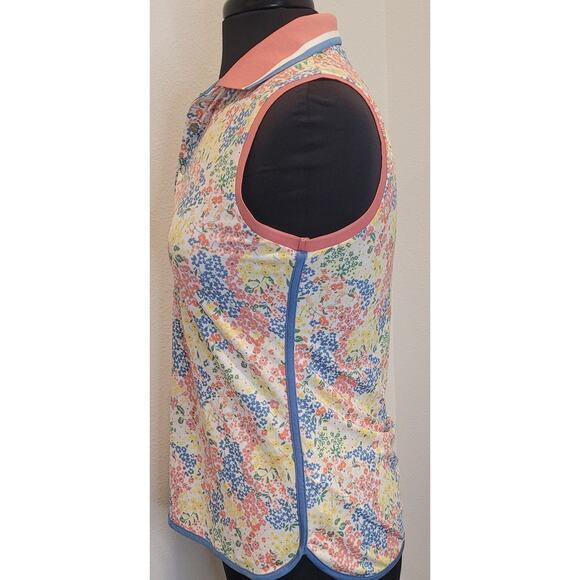 RLX Women’s Tailored Fit Sleeveless Polo Floral Print Small EUC - Picture 4 of 10